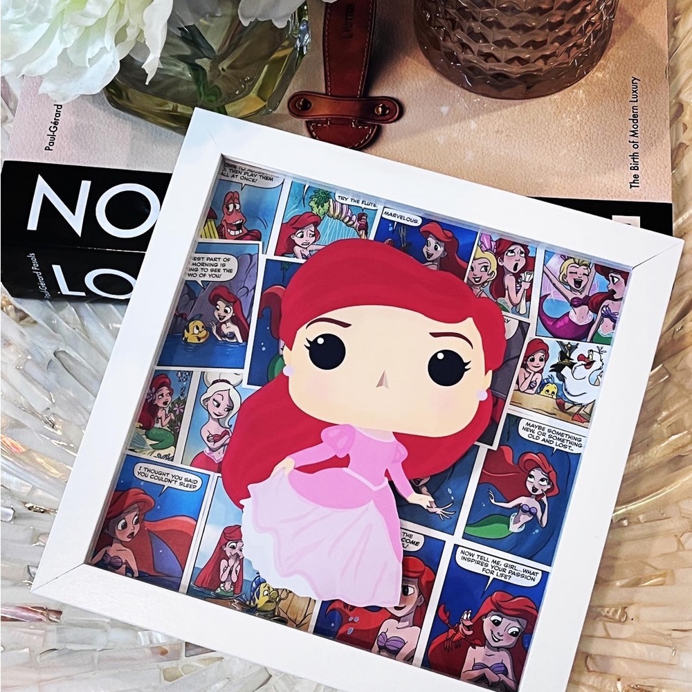 Ariel Pop Up Shadow Box One of a Kind